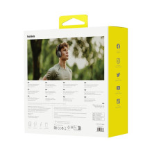 Baseus Bass 35 Max Headphones Wired &amp; Wireless Head-band Music USB Type-C Bluetooth Grey