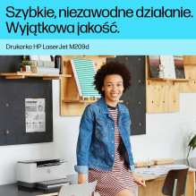 HP LaserJet M209d Printer
