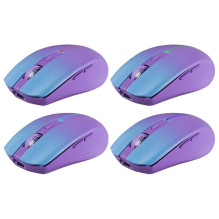 Pelės apsauga „MOUSE DEFENDER MYSTERY MM-301 RF+BT“ violetinė 1600 dpi 6P Pelės apsauga „MOUSE DEFENDER MYSTERY MM-301 RF+BT“ violetinė 1600 dpi 6P