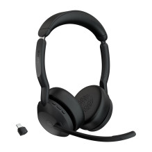 Jabra 25599-999-899 ausinės / ragelis su belaide galvos juosta, biuro / skambučių centro „Bluetooth“ įkrovimo stotelė, j