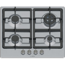Bosch Serie 4 PGH6B5K90 hob Stainless steel Built-in 60 cm Gas 4 zone(s)