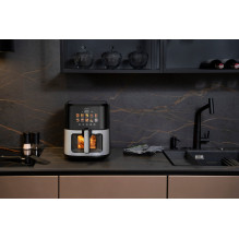 N'oveen AF770 X-LINE Greaseless deep fat fryer Black, Silver