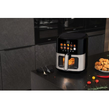N'oveen AF770 X-LINE Greaseless deep fat fryer Black, Silver