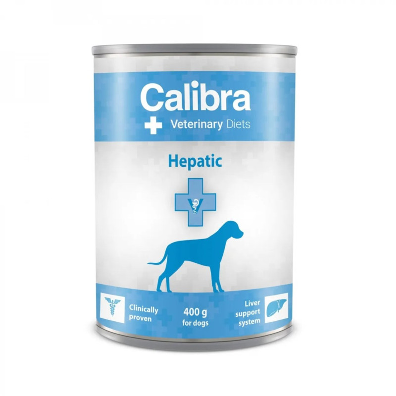 CALIBRA Veterinary Diets Hepatic - šlapias šunų ėdalas - 400 g