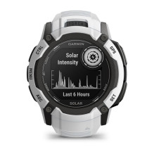 „Garmin Instinct 2X Solar“ 2,79 cm (1,1 colio) MIP 50 mm Skaitmeninis 176 x 176 pikselių Jutiklinis ekranas Baltas GPS (