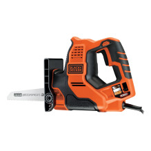„Black Decker RS890K-QS“ slankiojantis pjūklas, 2700 aps./min., 500 W, juodas, oranžinis „Black Decker RS890K-QS“ slankiojantis pjūklas, 2700 aps./min., 500 W, juodas, oranžinis