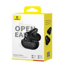 Baseus Bass 15 Clip Open Ear Headset True Wireless Stereo (TWS) In-ear Calls / Music Bluetooth Black