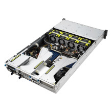 ASUS RS521A-E12-RS24U Socket SP5 Rack (2U) Juoda, Sidabrinė