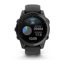 „Garmin Fenix E“ 3,3 cm (1,3 colio) AMOLED 47 mm Skaitmeninis 416 x 416 pikselių Jutiklinis ekranas Juodas „Wi-Fi“ GPS (