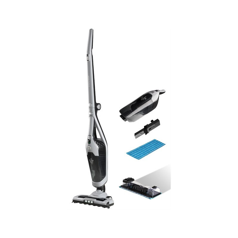 Concept VP4201 stick vacuum / electric broom 2-in-1 stick vacuum AC Dry&amp;wet Bagless 0.6 L 90 W Black, Silver