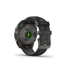 Garmin fenix 8 3.56 cm (1.4") AMOLED 47 mm Digital 454 x 454 pixels Touchscreen Black Wi-Fi GPS (satellite)