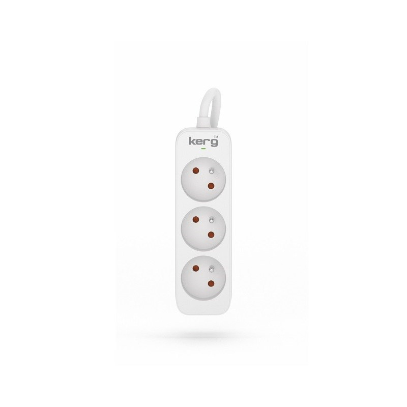 KERG power strip 3 sockets 3m 16A