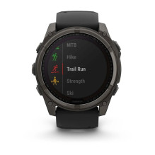 „Garmin fenix 8“ 3,56 cm (1,4 colio) 51 mm Skaitmeninis 280 x 280 pikselių Jutiklinis ekranas Titano spalvos „Wi-Fi“ GPS