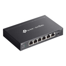 TP-Link Omada ES206GP tinklo komutatorius, valdomas gigabito eternetas (10 / 100 / 1000), maitinimas per eternetą (PoE),