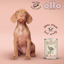OLLO Puppy Pure Turkey - šlapias šunų ėdalas - 850 g OLLO Puppy Pure Turkey - šlapias šunų ėdalas - 850 g