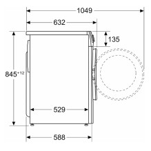 Skalbimo mašina BOSCH WGG154ZSPL