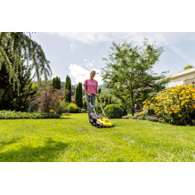 Battery-powered lawnmower KARCHER LMO 2-18 (1.445-400.0) Black, Yellow