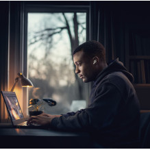 EPOS ADAPT E1 belaidės stereofoninės (TWS) ausinės, skirtos verslui / kasdienei veiklai, baltos