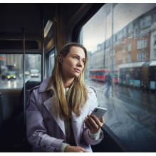 EPOS ADAPT E1 belaidės stereofoninės (TWS) ausinės, skirtos verslui / kasdieniam naudojimui, juodos