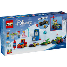 LEGO DISNEY 43264 Žaislų istorija – Šventinis traukinys ir nuotoliniu būdu valdomas automobilis