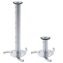 Sidabrinis lubinis laikiklis projektoriams nuo 80 mm iki 980 mm