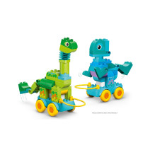 LEGO DUPLO 10451 3 viename dinozaurai ant ratų