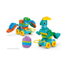 LEGO DUPLO 10451 3 viename dinozaurai ant ratų