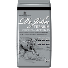 DR JOHN Titanium Chicken - dry dog food - 15kg