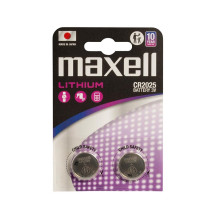 MAXELL ličio baterijos LITIO CR2025 2 vnt. 3V MAXELL ličio baterijos LITIO CR2025 2 vnt. 3V
