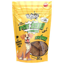 TUF TUF Psie żelki - paukštienos fudge - šunų skanėstas - 80g