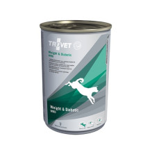 TROVET Weight &amp; Diabetic WRD with chicken - Wet dog food - 400 g