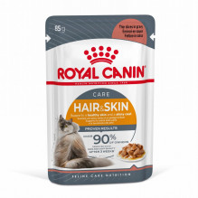 ROYAL CANIN Hair Skin Care - šlapias kačių ėdalas - 12 x 85 g