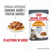 ROYAL CANIN Hair Skin Care - šlapias kačių ėdalas - 12 x 85 g