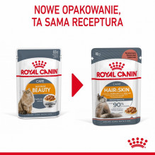 ROYAL CANIN Hair Skin Care - šlapias kačių ėdalas - 12 x 85 g