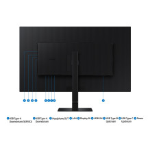 „Samsung S80UD“ kompiuterio monitorius 94 cm (37 colių), 3840 x 2160 pikselių, 4K „Ultra HD“ LCD, juodas