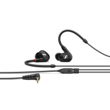 „Sennheiser IE 100 PRO“ juodos – mini ausinės su integruotu mikrofonu