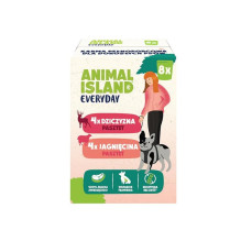 ANIMAL ISLAND Everyday žvėrienos ir ėrienos šlapias šunų ėdalas - 8 x 150 g