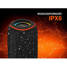 „Tracer XtremeBeat Lite TWS“ nešiojama „Bluetooth“ kolonėlė, juoda, 10 W