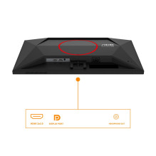 AOC G4 Q24G4RE kompiuterio monitorius 60,5 cm (23,8 colio) 2560 x 1440 pikselių „Quad HD“ LED juoda, raudona