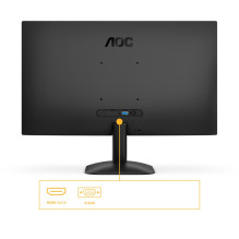 AOC 24B31H LED ekranas 60,5 cm (23,8 colio) 1920 x 1080 pikselių „Full HD“ juodas