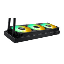 ASUS TUF Gaming LC III 360 ARGB LCD procesorius „viskas viename“ skysčio aušintuvas 12 cm juodas 1 vnt.