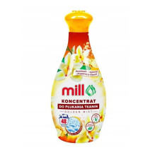 MILL Audinių minkštiklio koncentratas GOLDEN MIST 1,3 l, 48 skalavimai