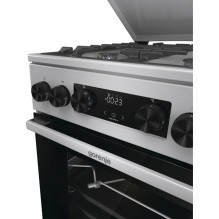 Gorenje GKS5C71XF Laisvai pastatoma viryklė su orkaite, sidabrinė