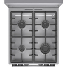 Gorenje GKS5C71XF Freestanding cooker with oven Silver Gorenje GKS5C71XF Freestanding cooker with oven Silver