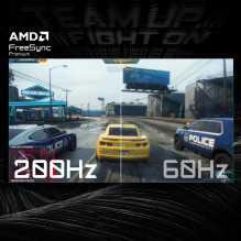 GIGABYTE GS25F2 25" FHD Gaming Monitor - 1920 x 1080, 200Hz, 1ms, 300 cd / m2, Display HDR 10, HDMI 2.0, Displaypor