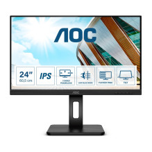 AOC Q24P2Q LED ekranas 60,5 cm (23,8 colio) 2560 x 1440 pikselių „Quad HD“ juodas