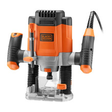 „Black Decker KW1200EKA-QS“ freza / žoliapjovė Juoda, pilka, oranžinė