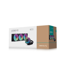 „DeepCool LE360 V2“ procesorius, universalus skysčio aušintuvas, 12 cm, juodas, 1 vnt. „DeepCool LE360 V2“ procesorius, universalus skysčio aušintuvas, 12 cm, juodas, 1 vnt.
