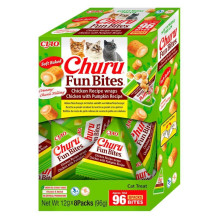 INABA Churu Fun Bites vištienos ir moliūgų skanėstai katėms - 8 x 12 g