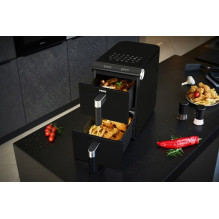 Noveen DoubleCrisp AF5050 X-LINE Riebalų neturinti gruzdintuvė 1700 W Juoda